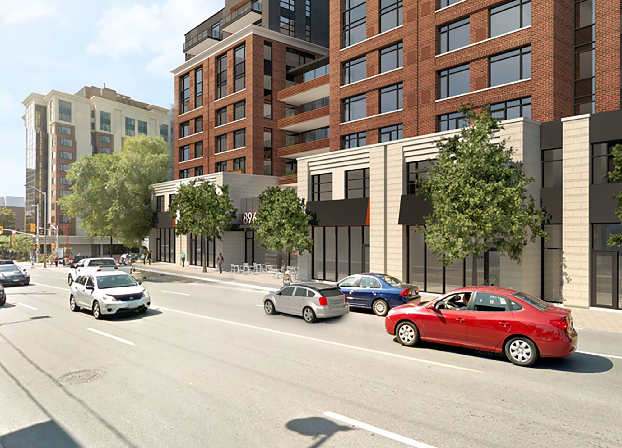 View of proposed development from Bank Street.